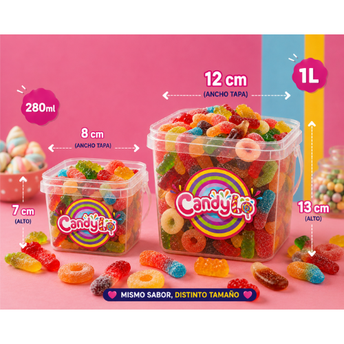 Balde de Gomitas Internacionales CandyLo