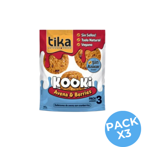 Pack Galleton Kooki Avena & berries Tika 90g