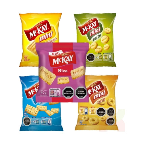 Mini galletas surtidas 40g (limon-niza.coco-vino-mant) 10uu
