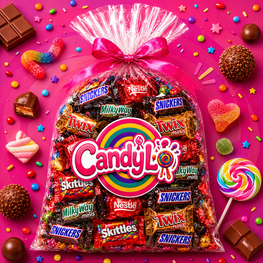 Bolsa Piñata Party Mix Premium 1K de golosinas internacionales