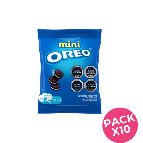 Pack galleta mini Oreo 40g 10uu
