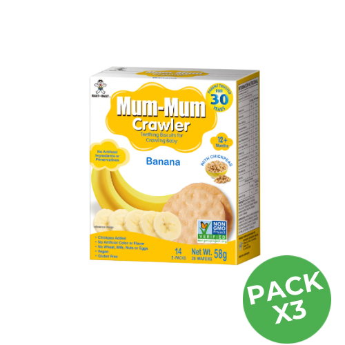 Pack Galleta Gateador Mum Mum banana 58g 3uu