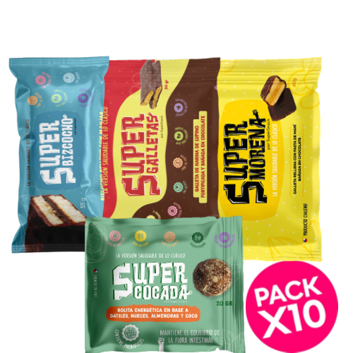 Pack Súper Snack saludables 10uu