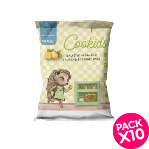 Pack galletas Cookids Kuna sabor Limón 10uu