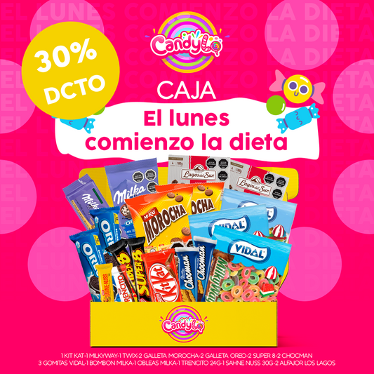 Caja El lunes comienzo la dieta