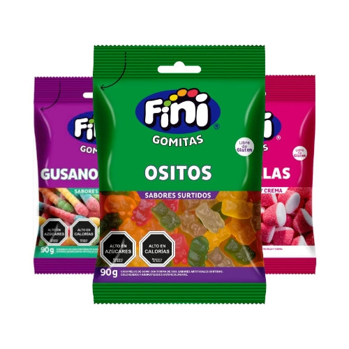 Gomitas variedades Fini 90g 3x