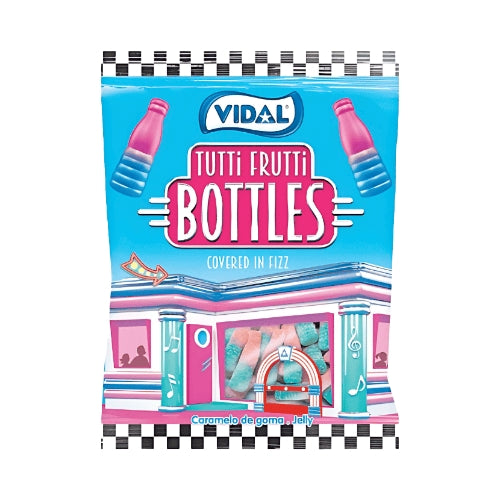 Gomitas variedades tutti frutti bottles 90g Vidal