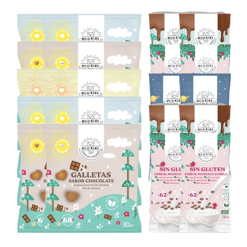 Pack CandyLo KIDS Mix Cereales 10uu + Galletas ECOKIDS 10uu