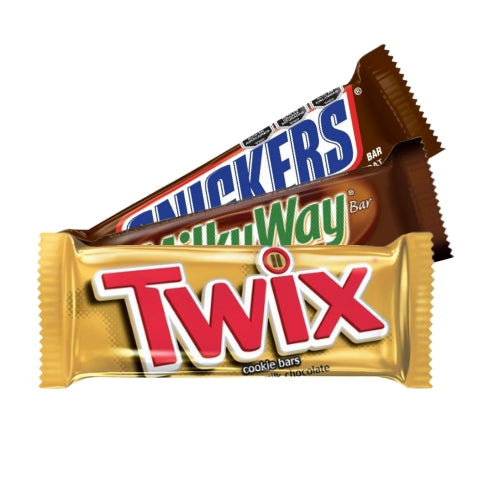 Snickers + Milky way + Twix 3x