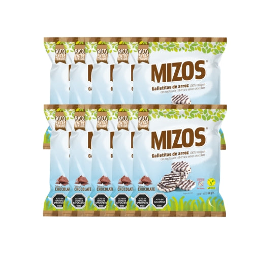 Pack galleta Mizos chocolate 20g 10uu