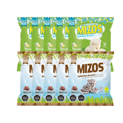 Pack galleta Mizos mix sabores 10uu