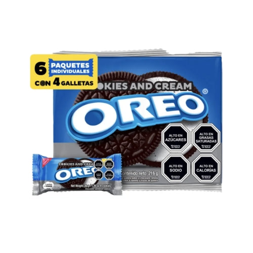 Oreo sixpack cookies and cream 36g x6uu