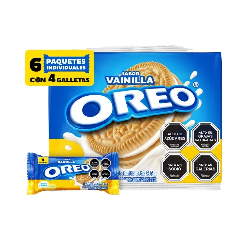 Oreo sixpack vainilla 36g x6uu