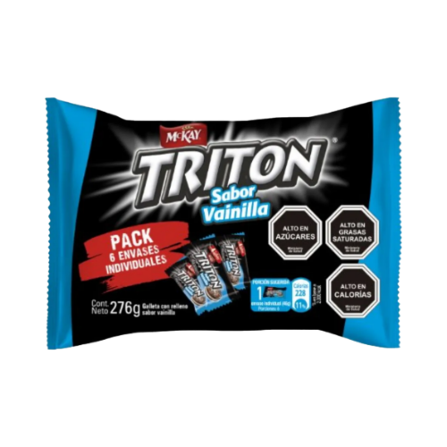 Triton colación Pack 6 envases individuales