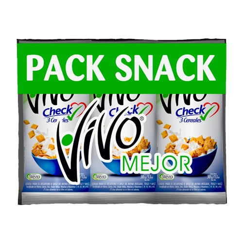 Pack snack vivo check 18g 7 bolsitas