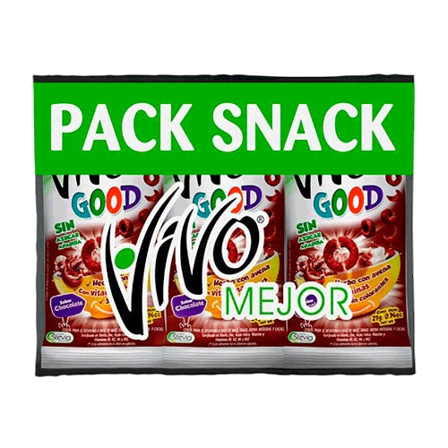Pack snack vivo good 18g 7 bolsitas